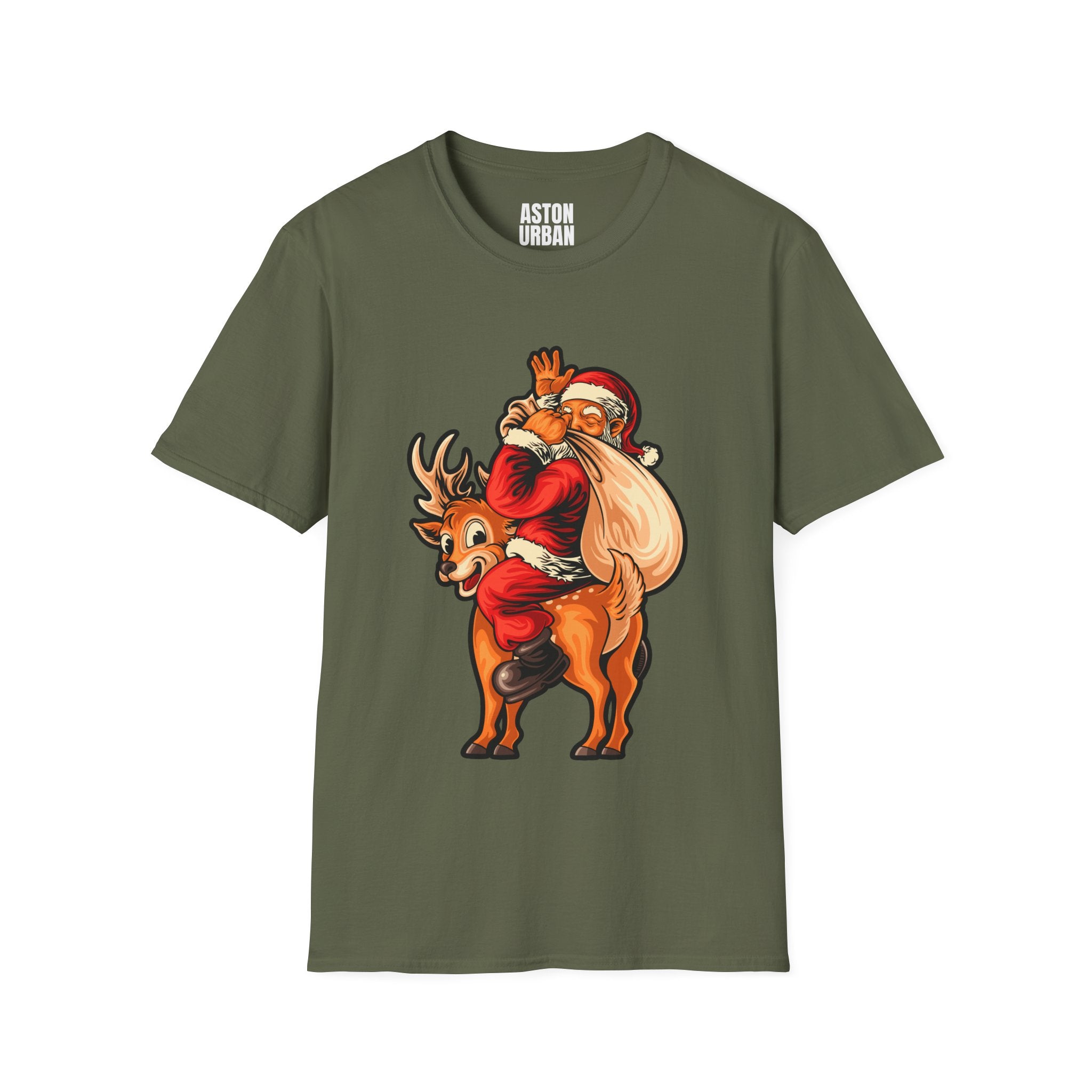 Raindeer Santa T-Shirt